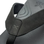 Pair of KURU KALA 2 Men's Sandal in Jet Black, angled view.