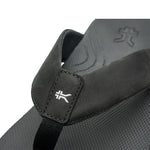 Close-up of the upper material on the KURU KALA 2 Women's Sandal in Jet Black.