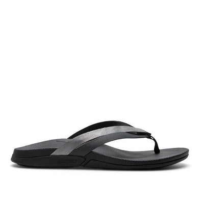 KURU KALA Sieva Women's Sandal in Jet Black-Metallic.