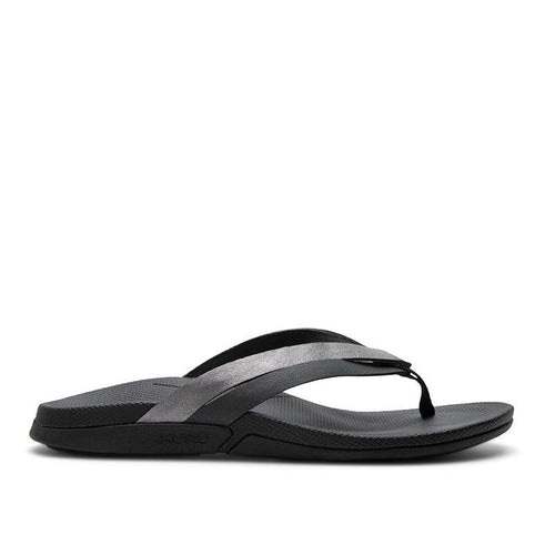 KURU KALA Sieva Women's Sandal in Jet Black-Metallic.
