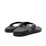 Top-down view of the KURU KALA Sieva Women's Sandal in Jet Black-Metallic.