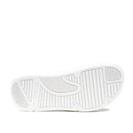 Pair of KURU MOMENT Women's Sandal in Bright White-Sand, angled view.