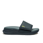 KURU MOMENT Men's Sandal in Midnight Blue-Pale Lime.