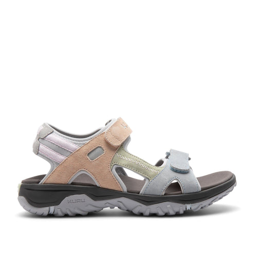 KURU TREAD Women's Sandal in Multi-Dove Gray.