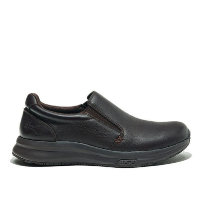 KURU KIVI 2 WIDE Men's Slip-On Sneaker in Espresso Brown.