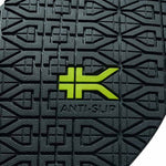 Close-up of the upper material on the KURU KIVI 2 WIDE Women's Slip-On Sneaker in Jet Black.
