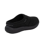 Back heel view of the KURU DRAFT 2 Men's Slipper in Jet Black.