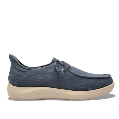 KURU DRAFT Rento Men's Slipper in Faded Navy-Sand.