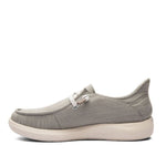Inner side view of the KURU DRAFT Rento Men's Slipper in Greige-Sand.