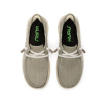 Top-down view of the KURU DRAFT Rento Men's Slipper in Greige-Sand.