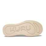 Outsole view of the KURU DRAFT Rento Women's Slipper in Sand-Cinnamon, showing the KURUSOLE tread.