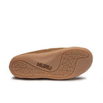 Outsole view of the KURU LOFT Men's Slipper in New-Chestnut-Gum, showing the KURUSOLE tread.