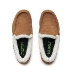 Top-down view of the KURU LOFT Women's Slipper in Chestnut-Gum.