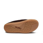 Pair of KURU LOFT Women's Slipper in Java Brown-Gum, angled view.