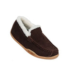 Angled profile view of the KURU LOFT Women's Slipper in Java Brown-Gum.