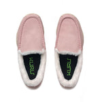 Top-down view of the KURU LOFT Women's Slipper in Soft Pink.