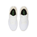 Close-up of the heel cup on the KURU ATOM 2 Women's Sneaker in Bright White-Sand.