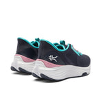 Top-down view of the KURU ATOM 2 Women's Sneaker in Night Blue-Teal.