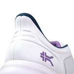 Outsole view of the KURU ATOM Fusion Women's Sneaker in Mist Gray-Lavender, showing the KURUSOLE tread.