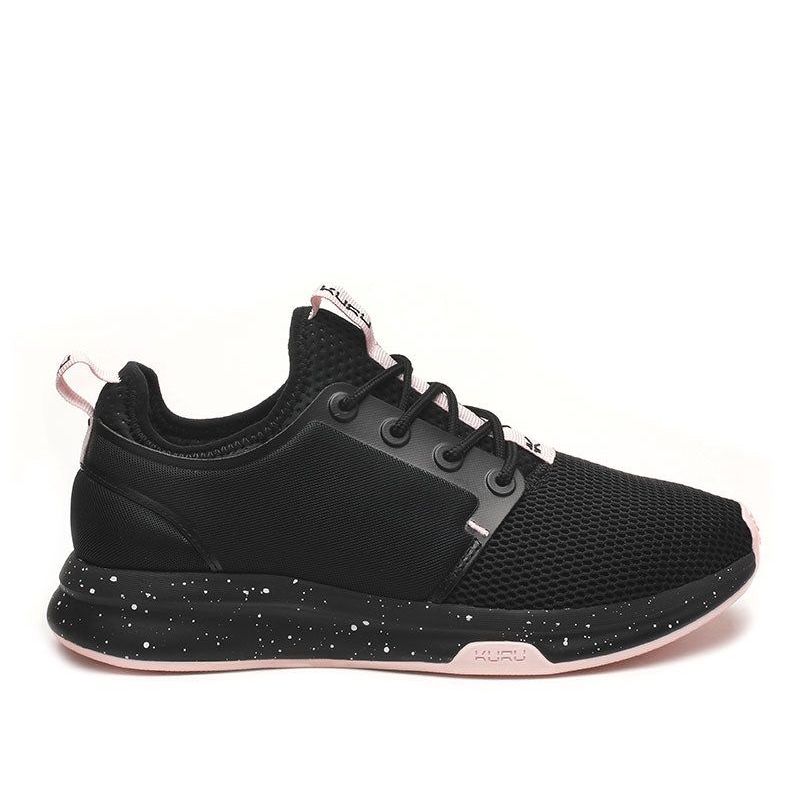 KURU ATOM Women's Sneaker in Jet Black-Misty Lilac.