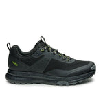 KURU ATOM Trail Men's Sneaker in Jet Black-KURU Green.