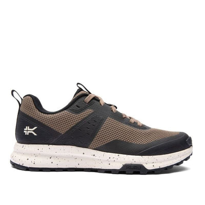 KURU ATOM Trail Men's Sneaker in Rustic Taupe-Jet Black.