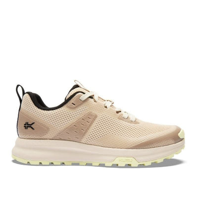 KURU ATOM Trail Women's Sneaker in Sand-Lime Sorbet.