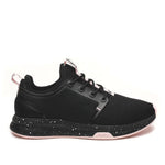 KURU ATOM WIDE Women's Sneaker in Jet Black-Misty Lilac.