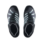Top-down view of the KURU CHICANE Women's Sneaker in Black-Delirium.