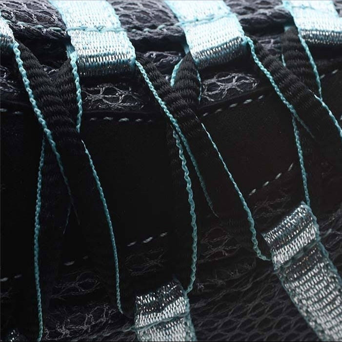 Pair of KURU CHICANE Women's Sneaker in Black-Delirium, angled view.