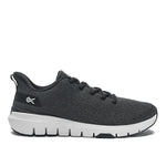 KURU FLEX Via Women's Sneaker in Jet Black-Bright White.