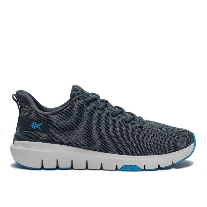 KURU FLEX Via Men's Sneaker in Midnight Blue-Bright White.