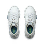 Top-down view of the KURU KINETIC 2 Women's Sneaker in Bright White-Blue Fog.