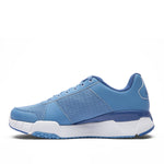 Outsole view of the KURU QUANTUM 2 Women's Sneaker in Blue Fog-Bright White, showing the KURUSOLE tread.