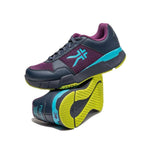 Top-down view of the KURU QUANTUM 2 Women's Sneaker in Electric Grape-Midnight Blue.