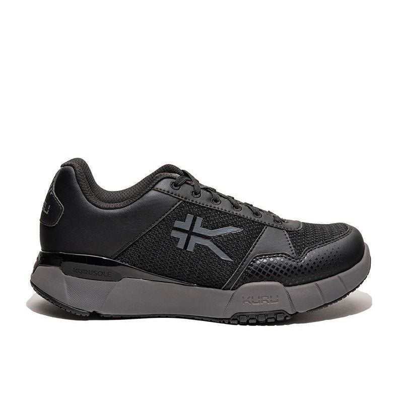KURU QUANTUM 2 Men's Sneaker in Jet Black-Slate Gray.