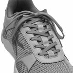 Close-up of the upper material on the KURU QUANTUM 2 Men's Sneaker in Storm Gray.