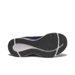 Outsole view of the KURU QUANTUM 2 WIDE Men's Sneaker in Indigo Blue-Slate Gray, showing the KURUSOLE tread.