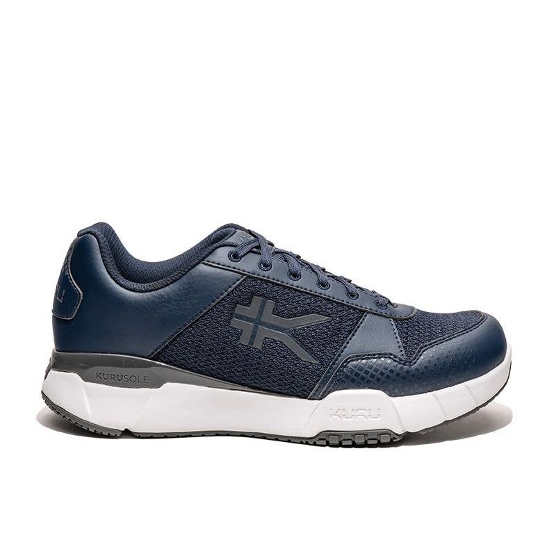 KURU QUANTUM 2 WIDE Men's Sneaker in Indigo Blue-Slate Gray.