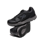 Top-down view of the KURU QUANTUM 2 WIDE Men's Sneaker in Jet Black-Slate Gray.
