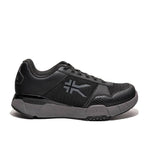 KURU QUANTUM 2 WIDE Men's Sneaker in Jet Black-Slate Gray.