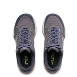 Close-up of the upper material on the KURU QUANTUM 2 WIDE Women's Sneaker in Pewter-Night Sky.