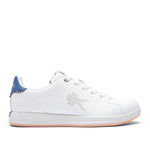 KURU ROAM Women's Sneaker in Bright White-Mineral Blue.