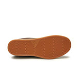 Outsole view of the KURU ROAM Men's Sneaker in Clove Brown, showing the KURUSOLE tread.