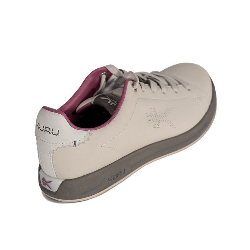 Top-down view of the KURU ROAM Women's Sneaker in Sand-Pebble.