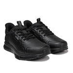 Pair of KURU SHIFT Men's Sneaker in Jet Black, angled view.