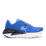 KURU TRIPLE MAX Ion Men's Sneaker in Azure Blue-Sunny Lime.