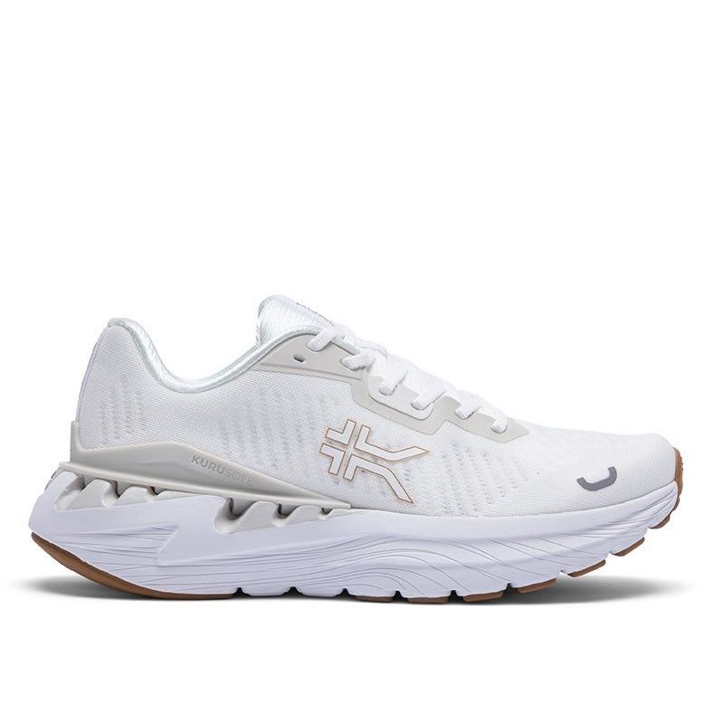 KURU TRIPLE MAX Ion Men's Sneaker in Bright White-Bone Gray.