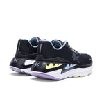 Top-down view of the KURU TRIPLE MAX Ion Women's Sneaker in Jet Black-Multi.