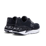 Top-down view of the KURU TRIPLE MAX Ion Men's Sneaker in Jet Black-Storm Gray.